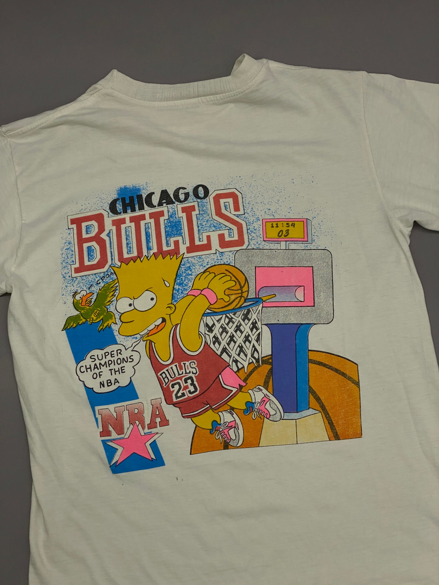 The Simpsons Bulls Vintage T-shirt