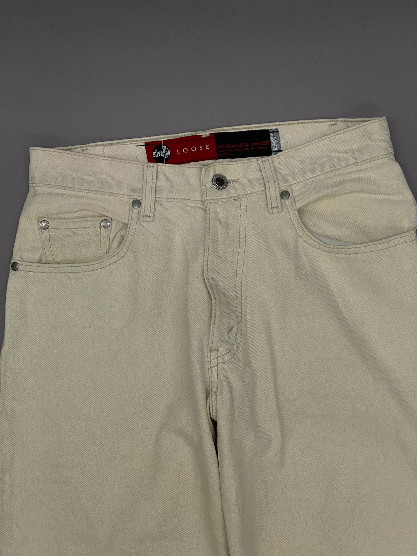 Levis Silvertab Vintage White Jeans - 29 x 32