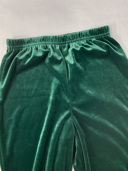 Vintage Green Velvet Pants - Sz S