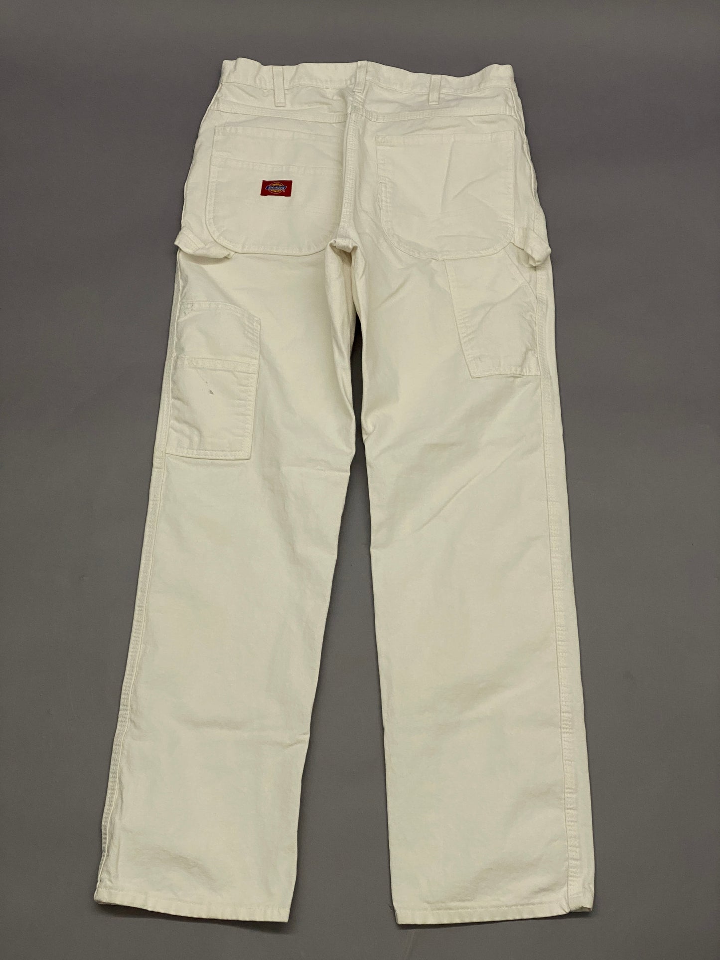 Dickies Carpenter Vintage White Pants - 32 x 34