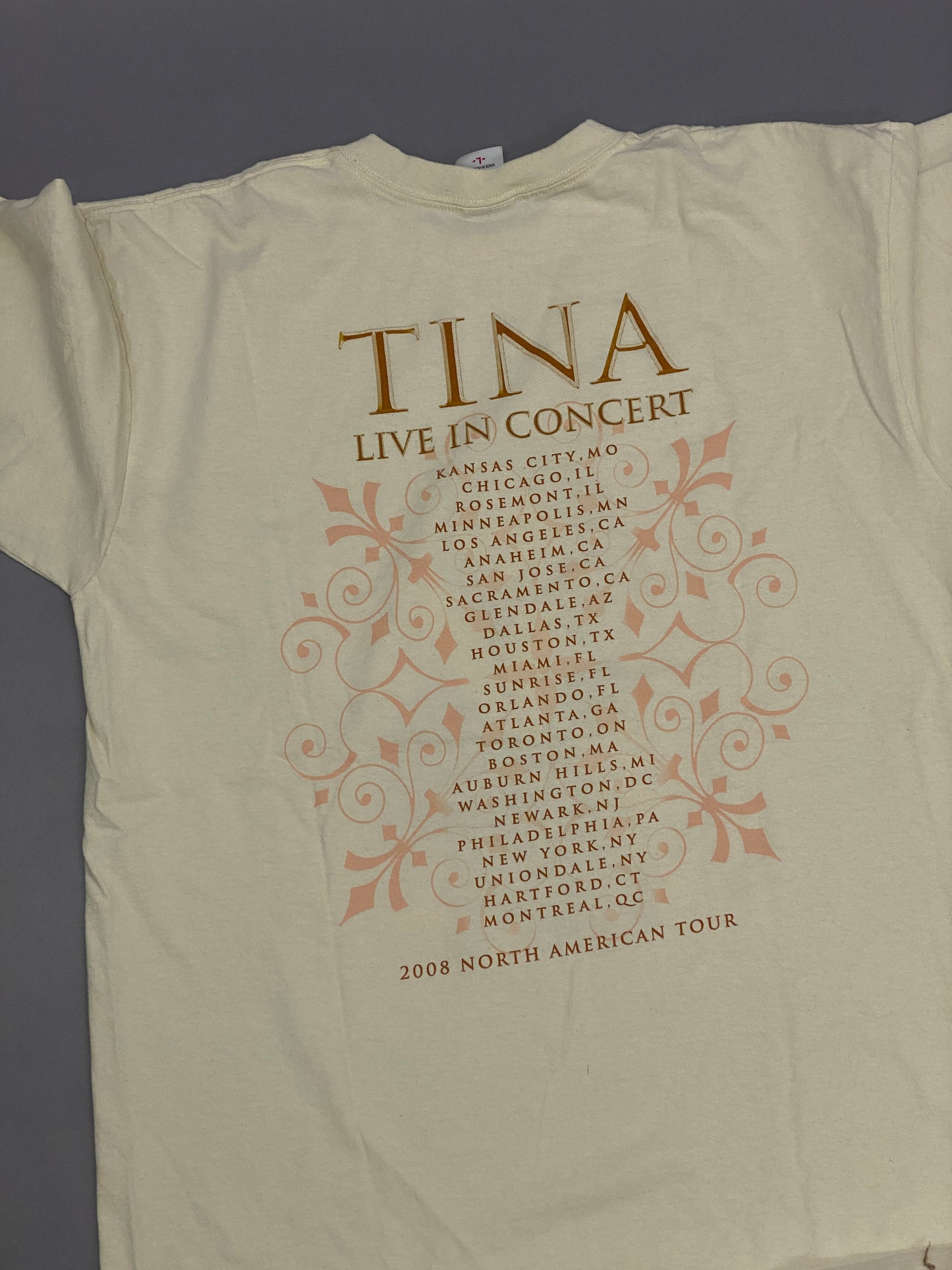 Playera Tina Turner 2008