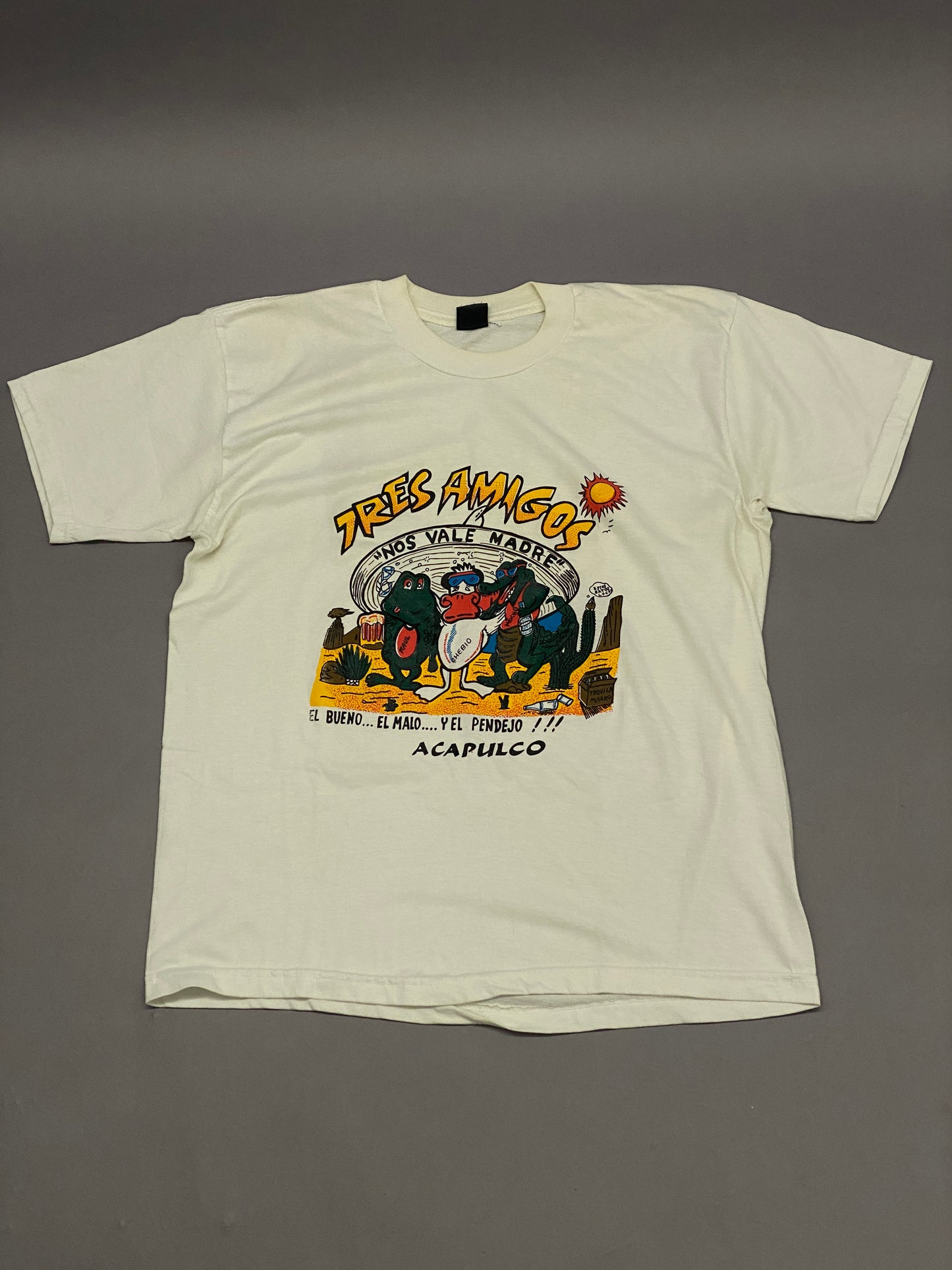 Playera Tres Amigos Acapulco Vintage