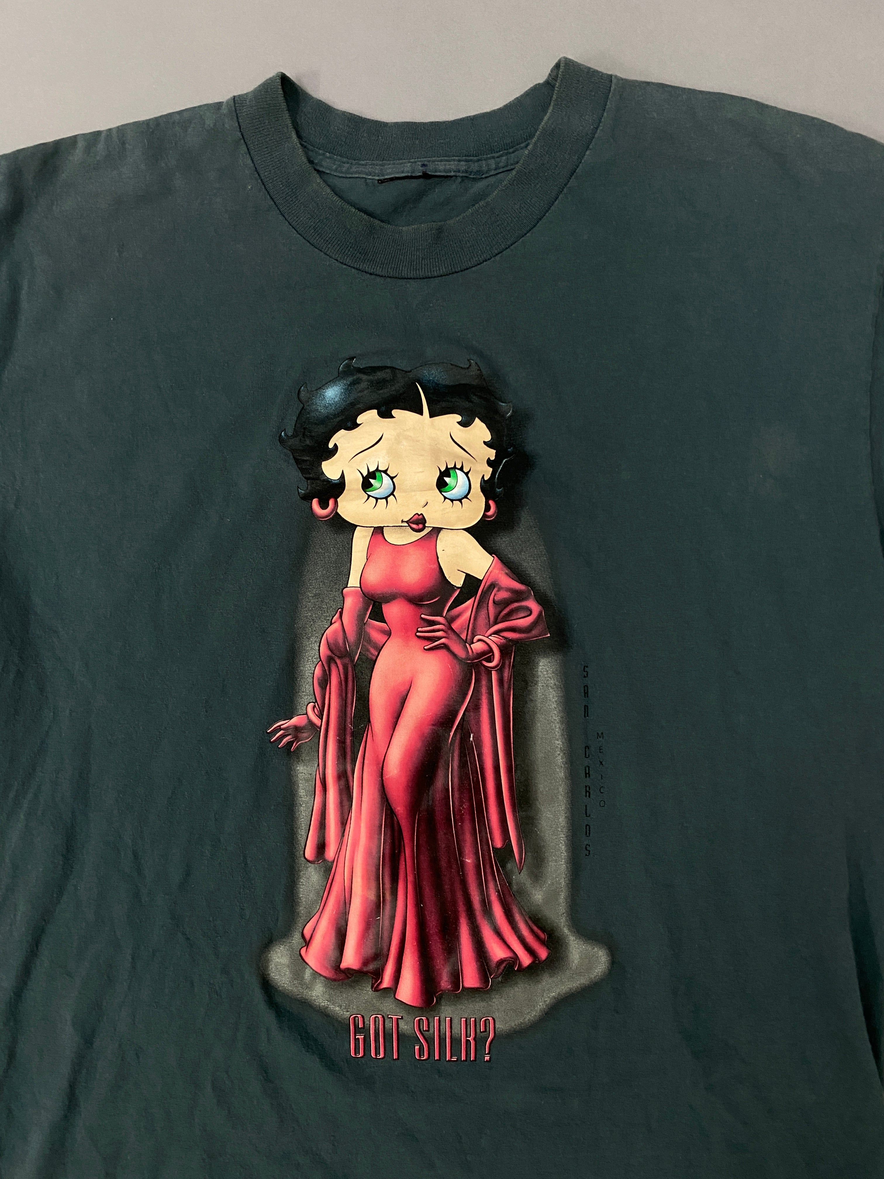 Betty Boop Got Silk Vintage T-shirt – Ropa Chidx Betty Boop Got Silk Vintage T-shirt – Ropa Chidx