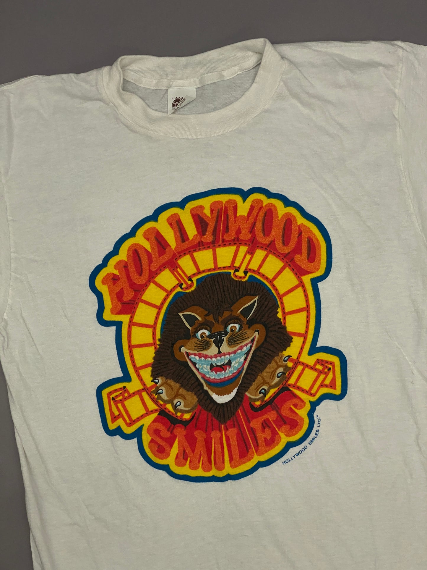 Playera Hollywood Smiles Vintage