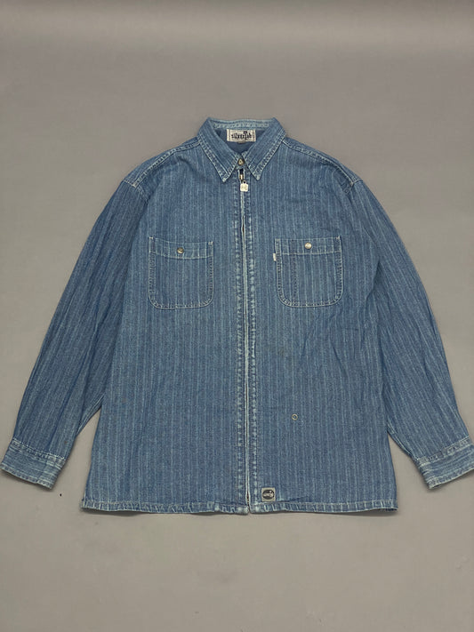 Levi's Denim Pinstripe Silvertab Vintage Jacket