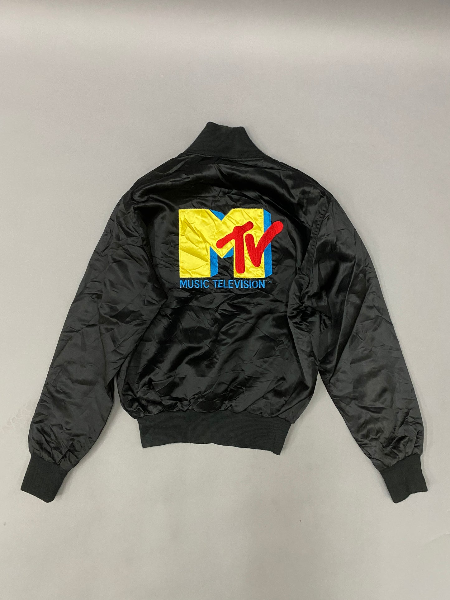 MTV 80's Vintage Satin Bomber