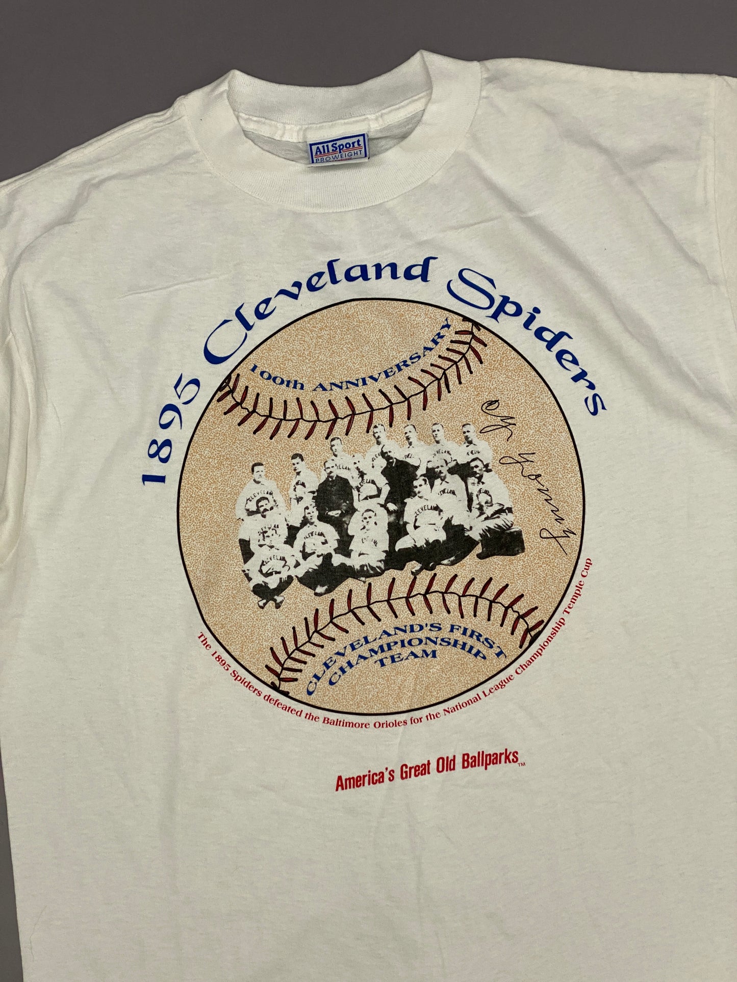 Playera Cleveland Spiders Vintage