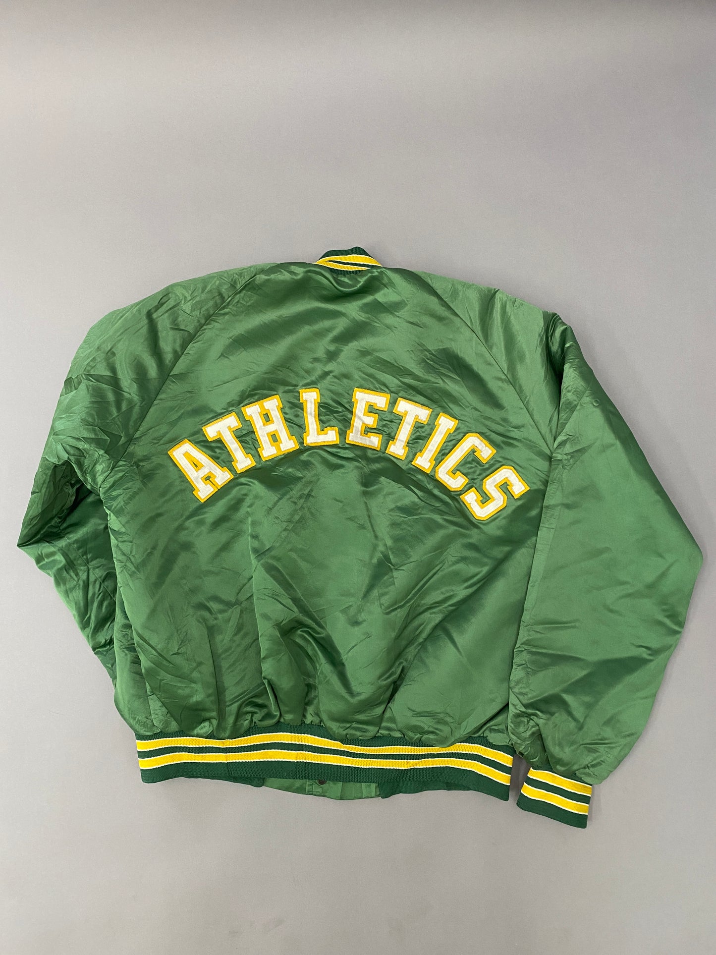 Oakland Athletics 80's Satin Bomber
