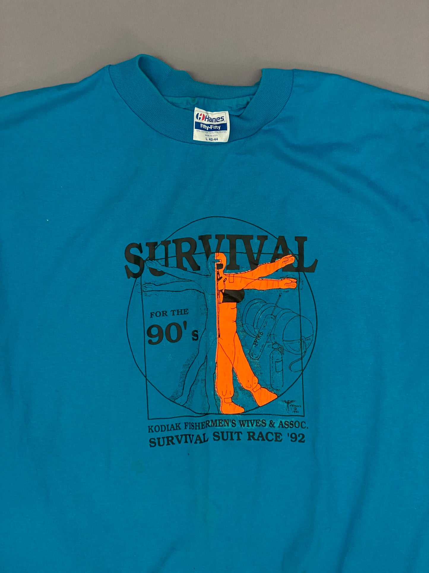 Playera Survival 1990 Vintage