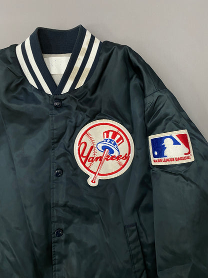 Yankees Chalk Line 80's Satin Jacket