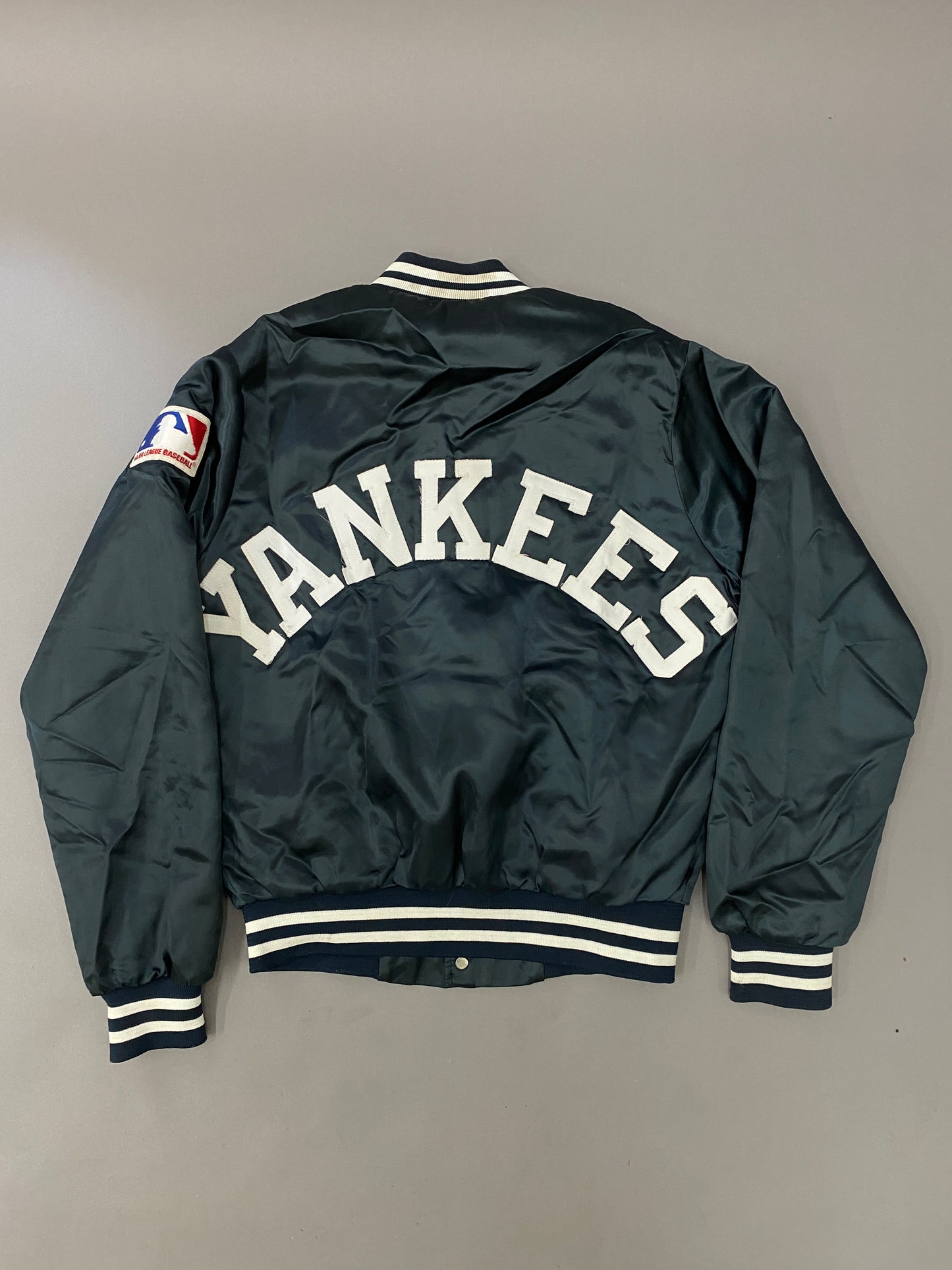 Yankees Chalk Line 80's Satin Jacket