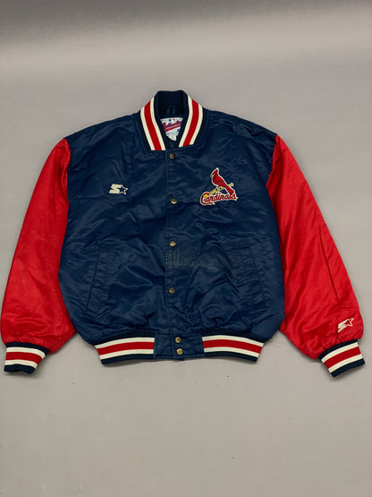 Cardinals Starter Vintage Satin Bomber Jacket