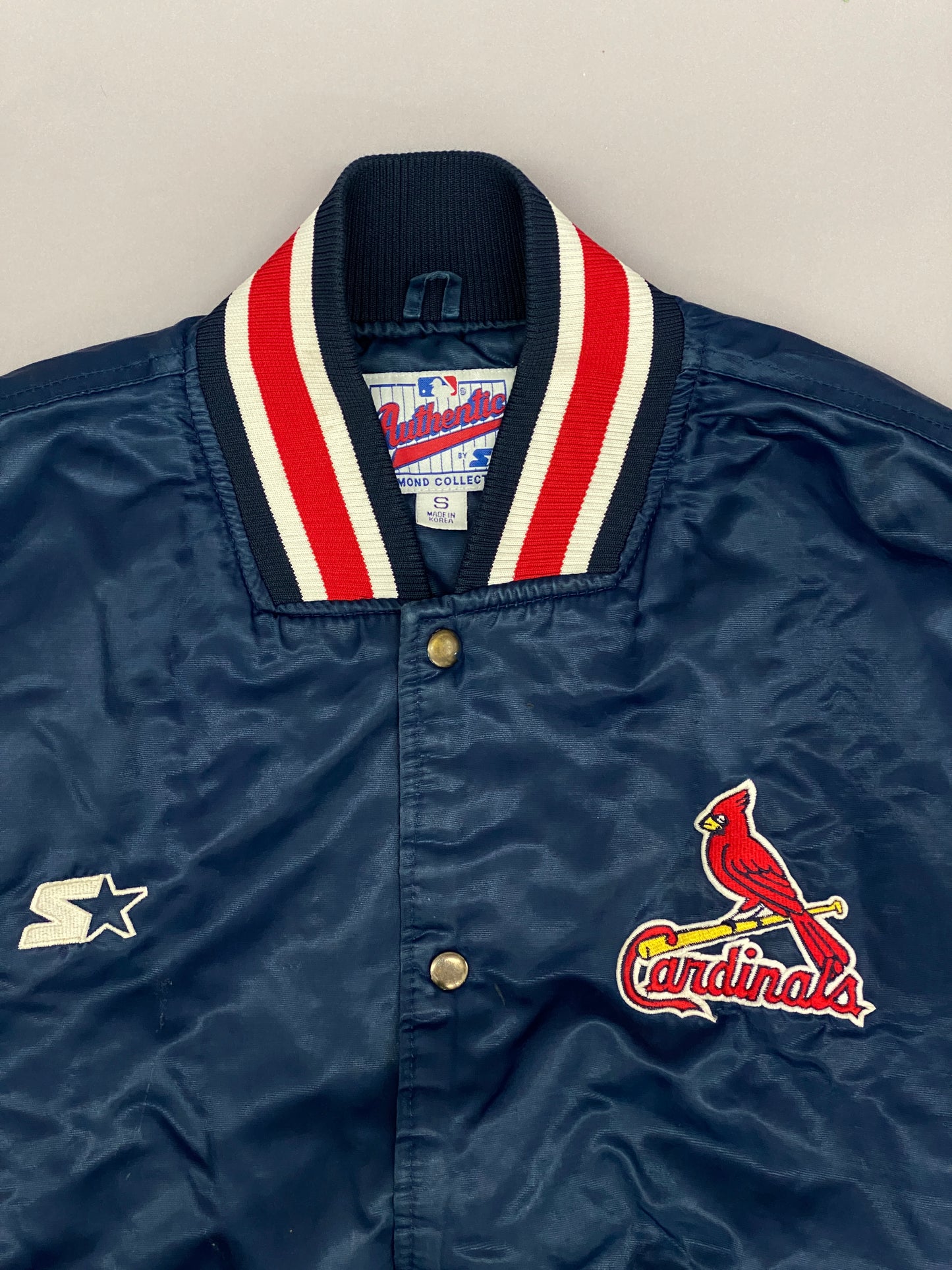 Cardinals Starter Vintage Satin Bomber Jacket