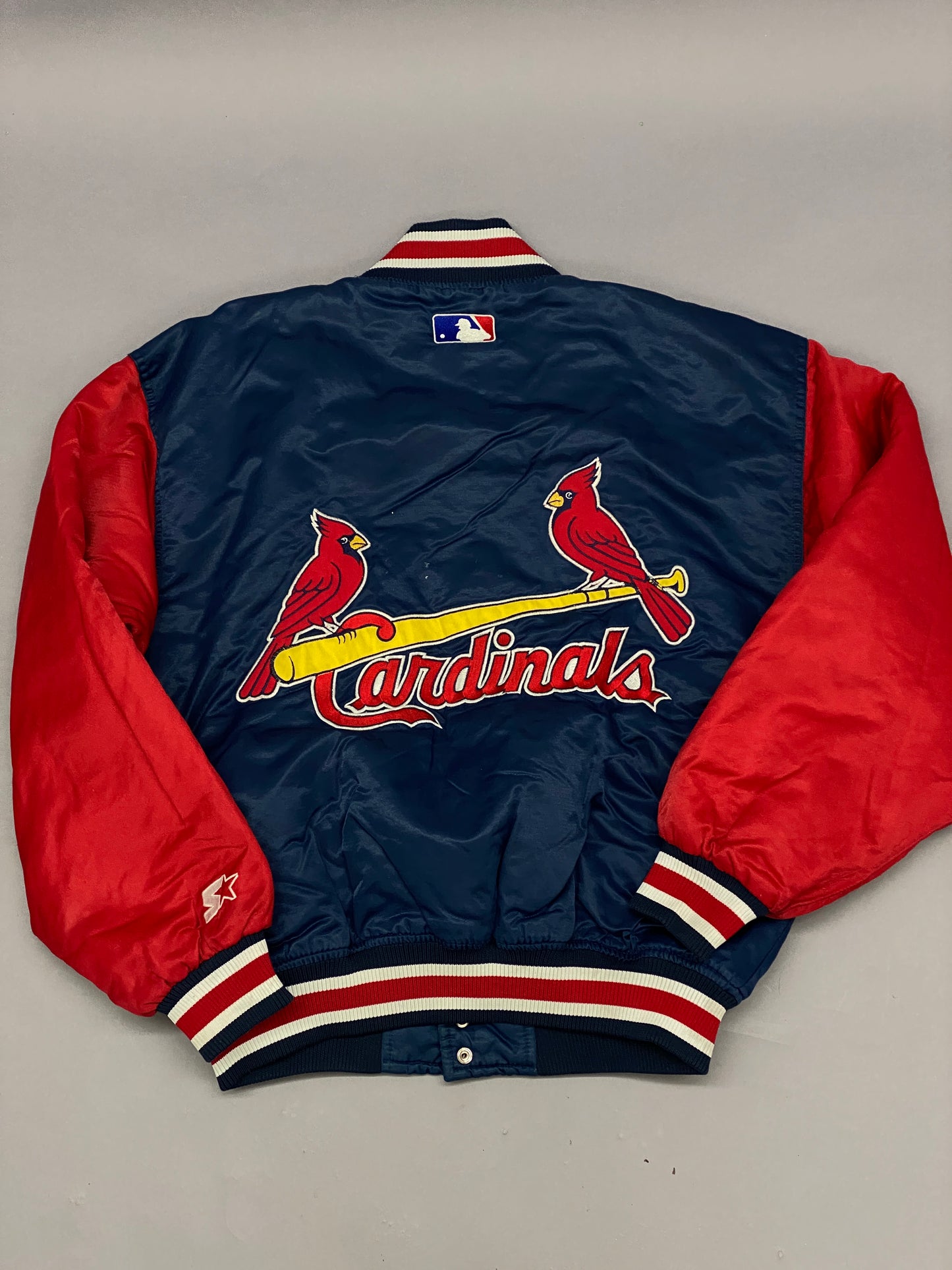 Cardinals Starter Vintage Satin Bomber Jacket