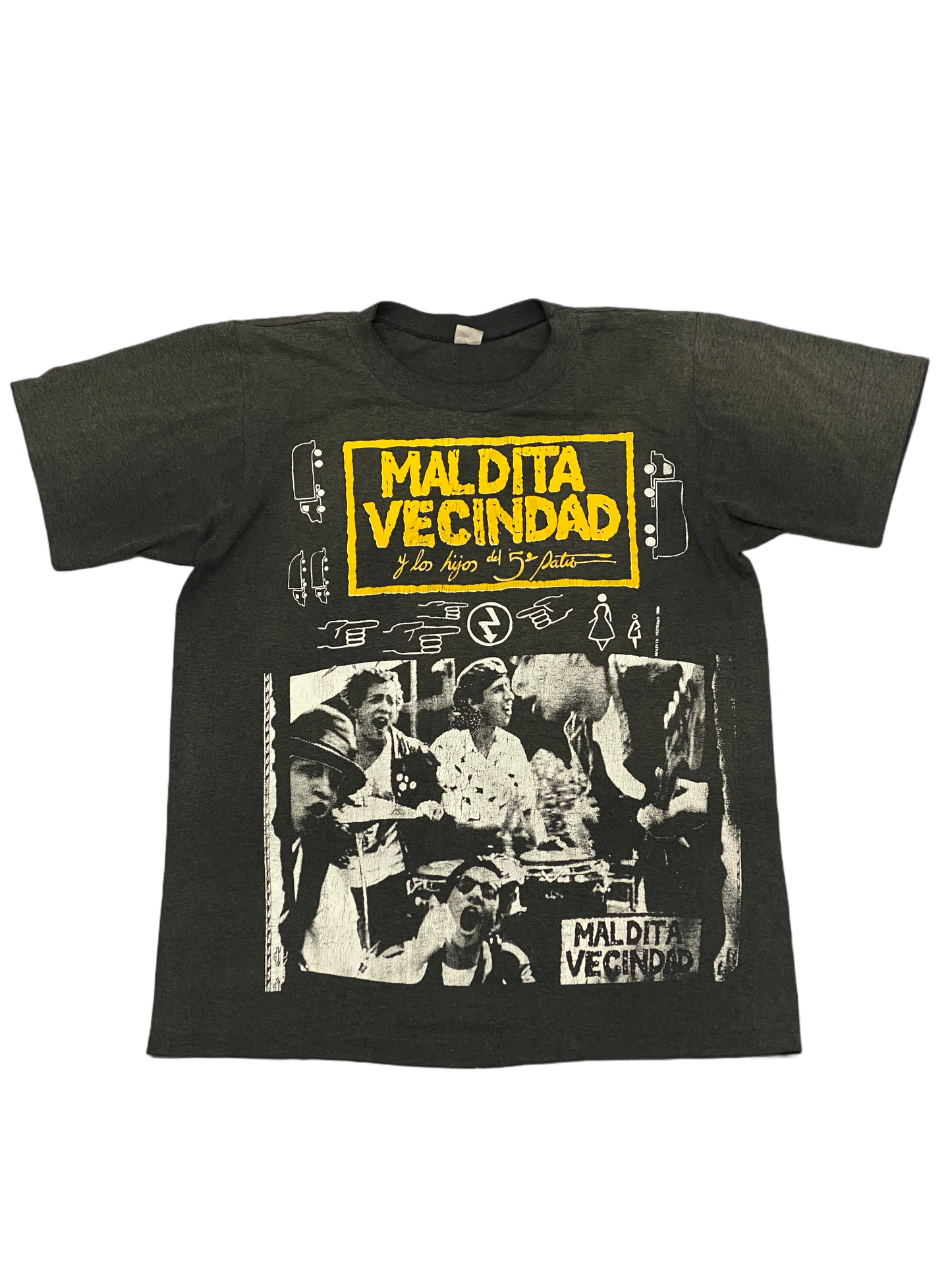 Playera Maldita Vecindad y los hijos de 5to Patio 1991 Vintage