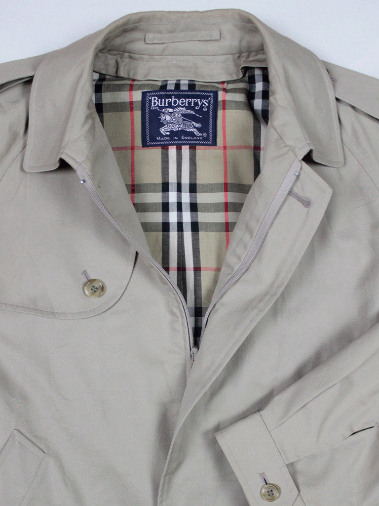 Burberry chamarra gris outlet