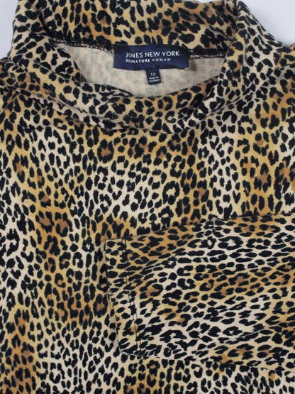 Turtle Neck Leopardo