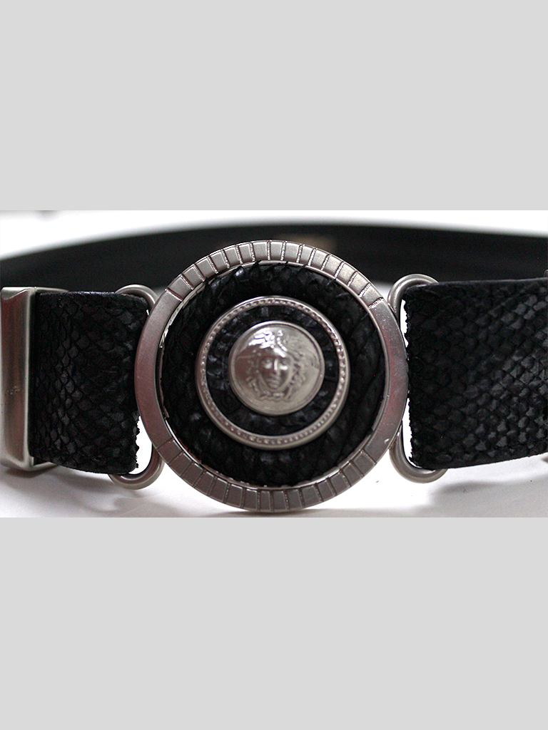 Cinturón Gianni Versace Snakeskin Vintage