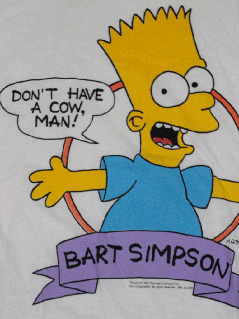 Playera Bart Simpson Vintage