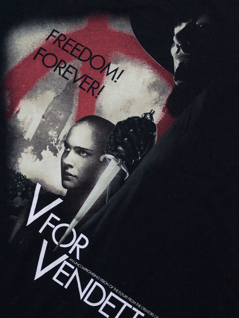 Playera V for Vendetta 2006