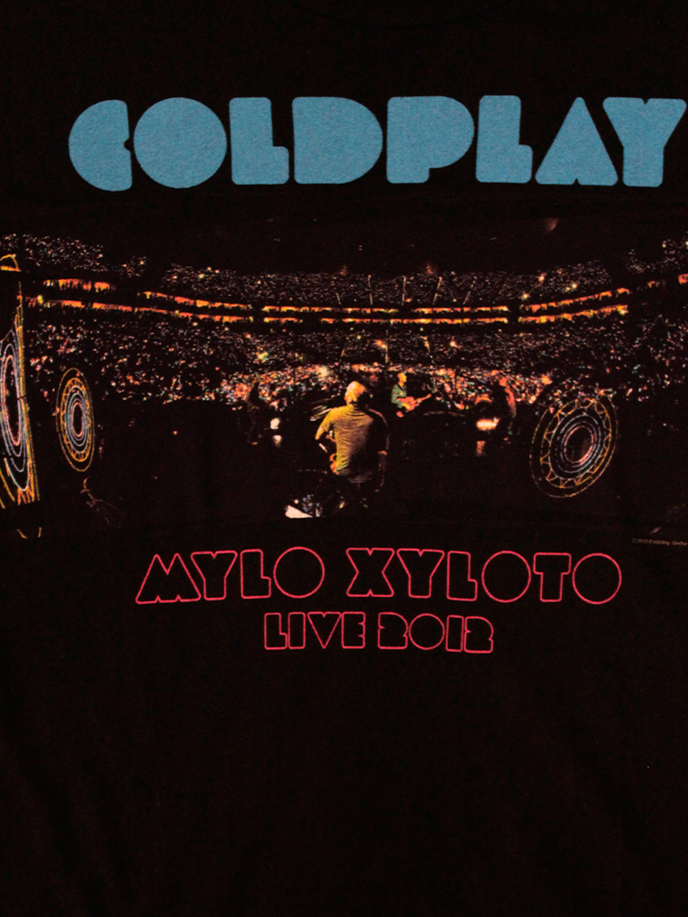 Coldplay 2012 T-shirt