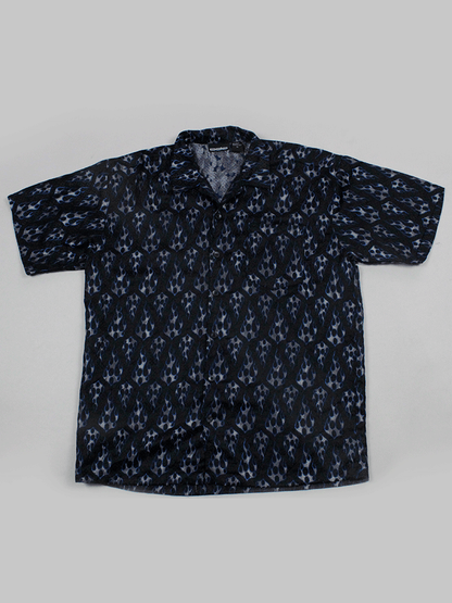 Camisa Fuego Holograma Vintage