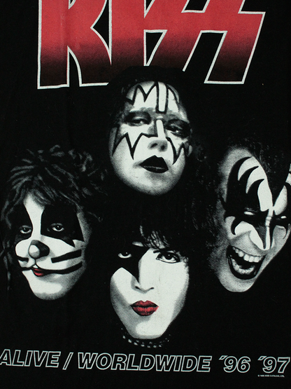 Playera Kiss Alive Worldwide 1996 Vintage