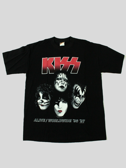 Playera Kiss Alive Worldwide 1996 Vintage