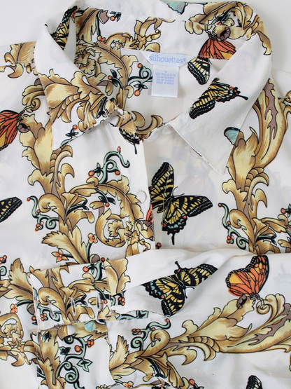 Golden Butterflies Blouse