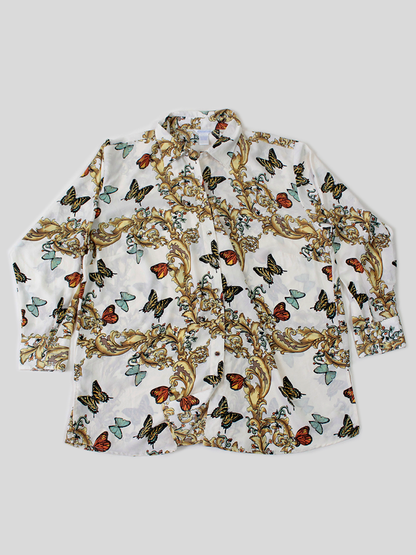 Golden Butterflies Blouse