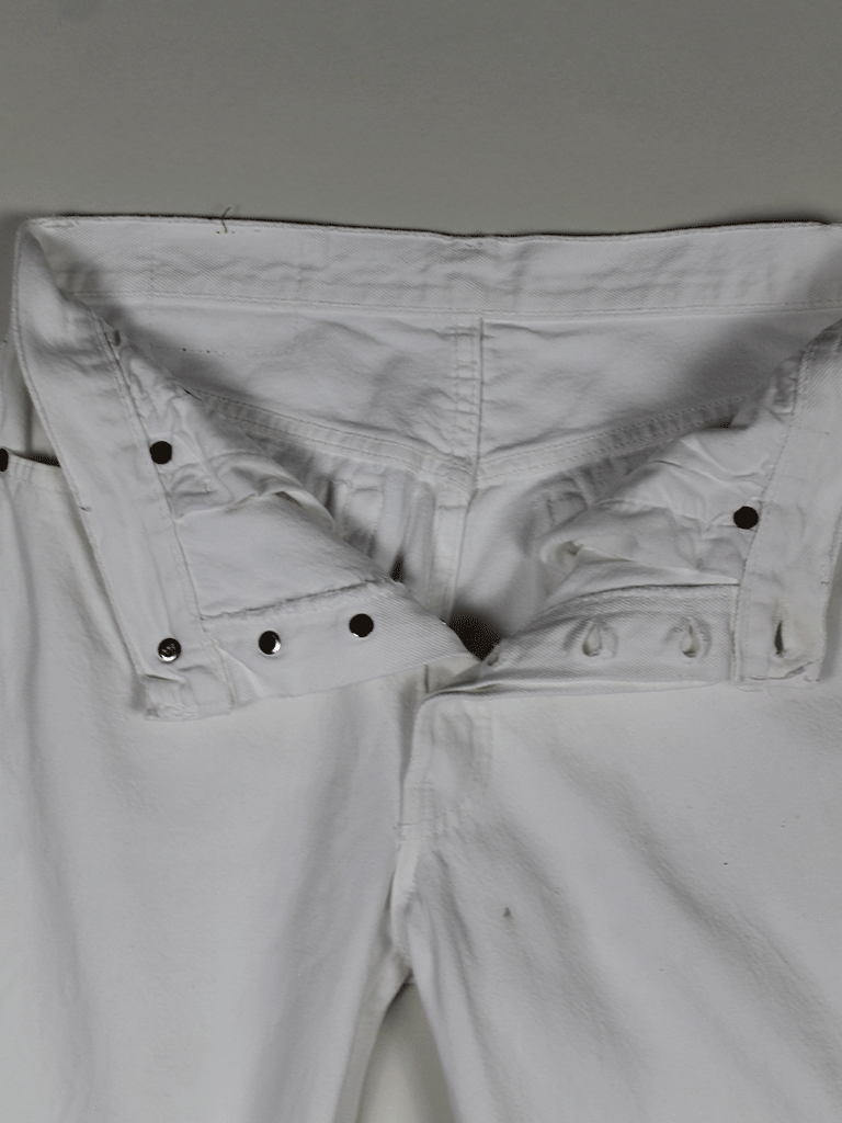 Levi's White 80s Jeans