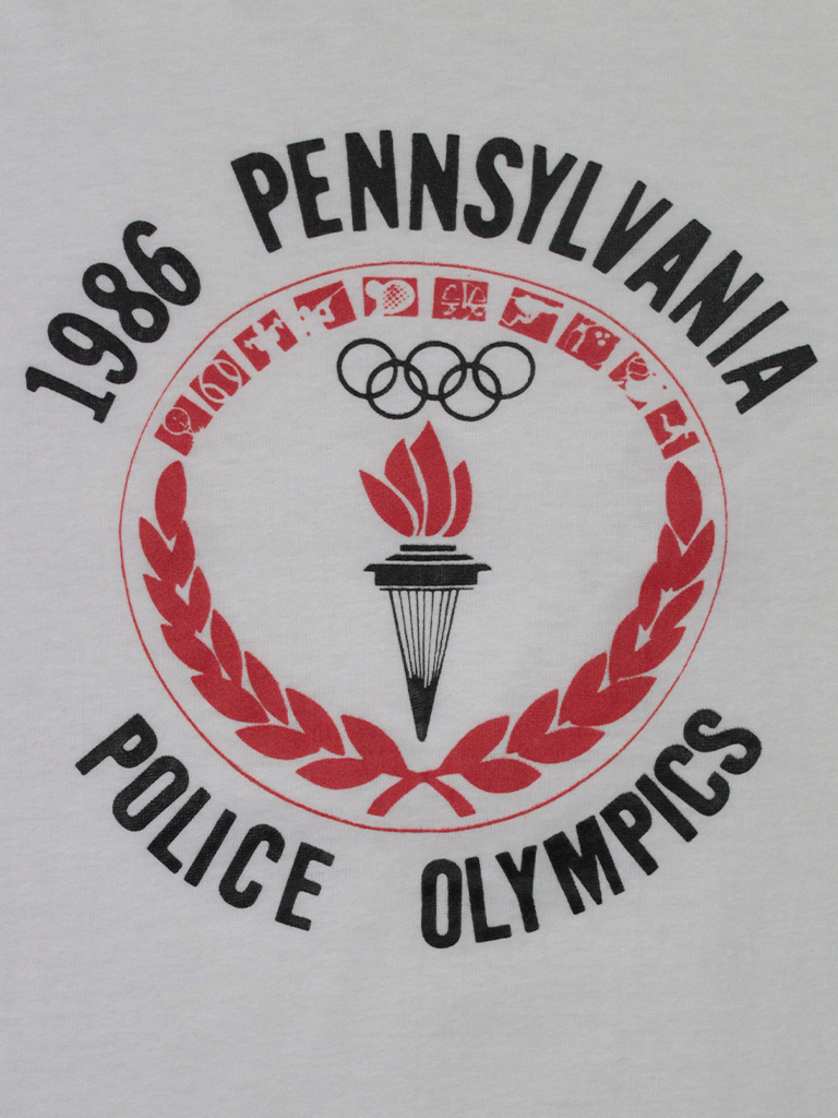 Playera Police Olympics 1986