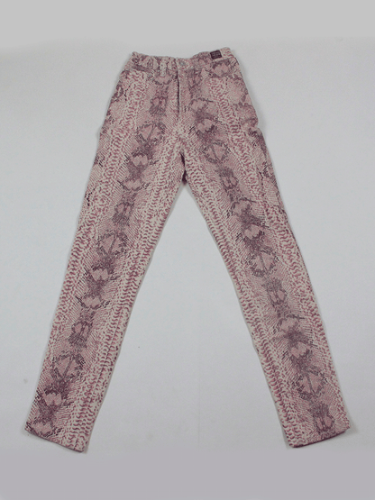 Versace Snakeskin Jeans