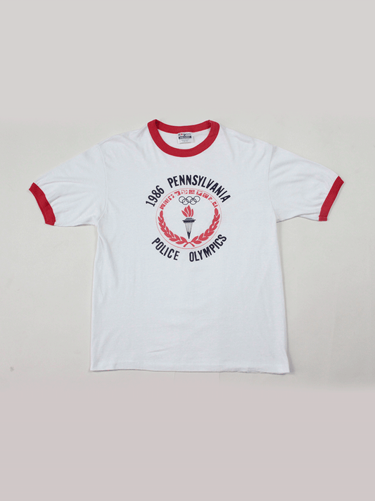 Playera Police Olympics 1986