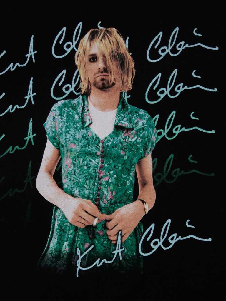 Playera Kurt Cobain Dress Vintage