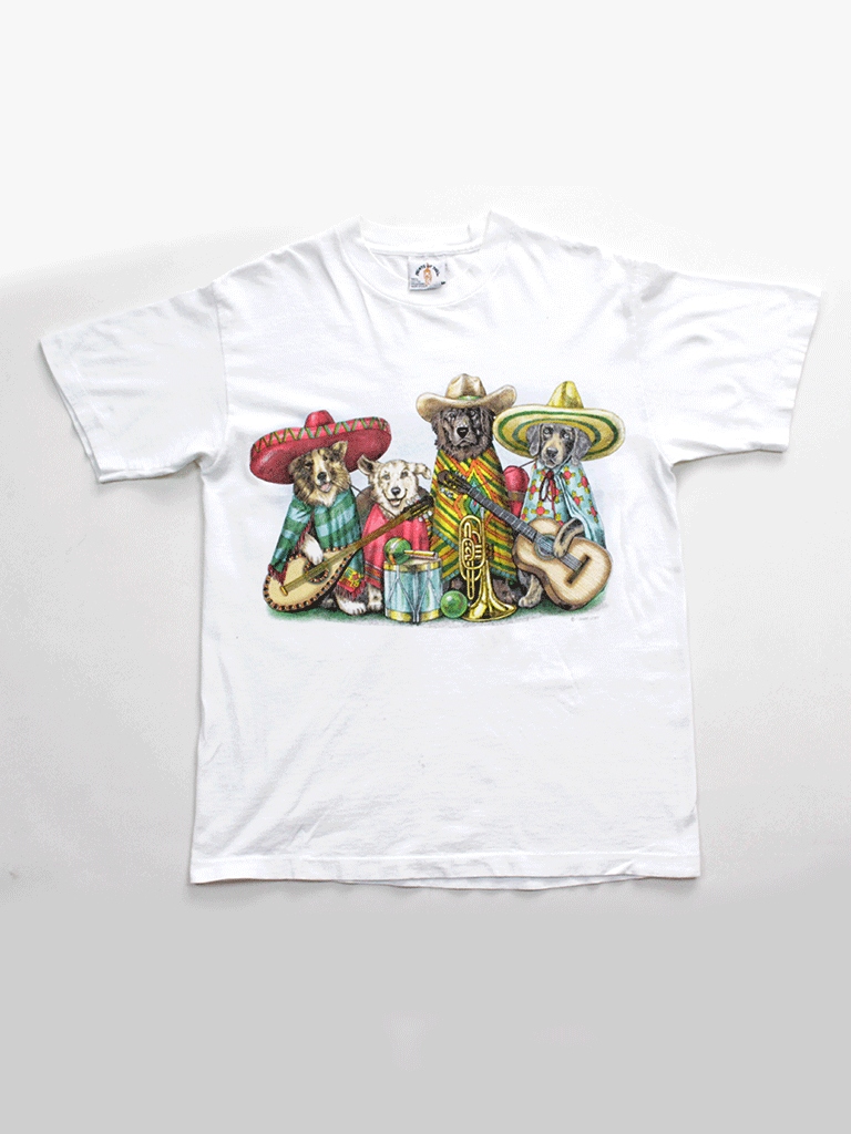 Vintage Hat Dogs T-shirt