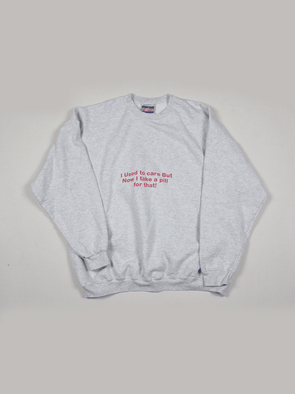 Sudadera I Used to Care Vintage