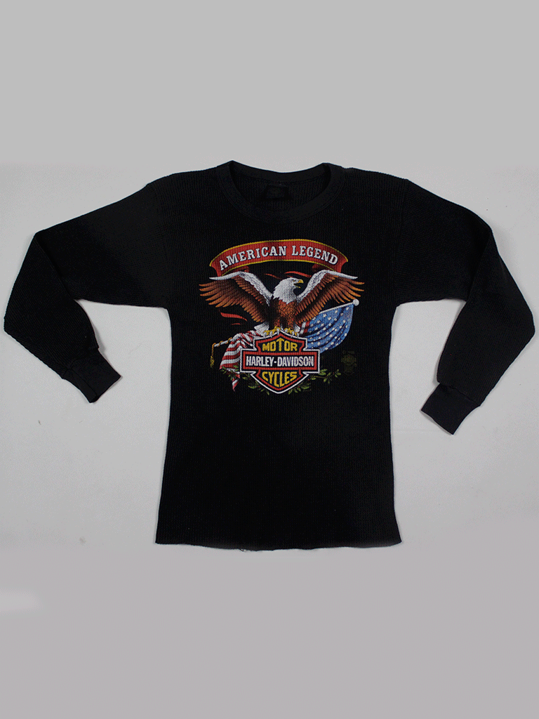Harley Davidson Vintage Thermal Sweatshirt