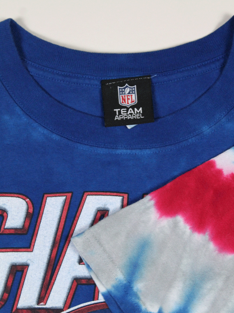 NFL Giants Bleached Tie Dye Graphic Tee 