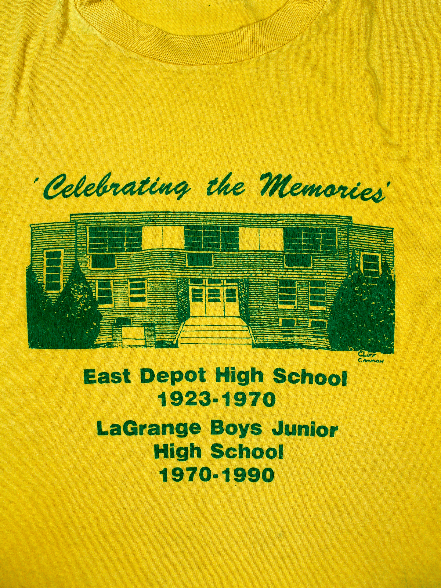 East Depot High School Vintage T-shirt
