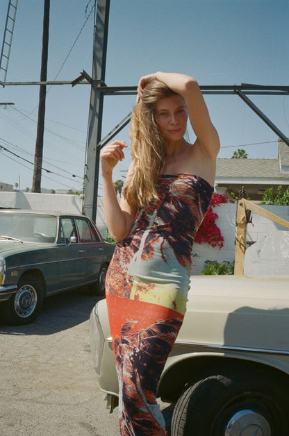 Jean Paul Gaultier Soleil "Palms" Vintage Dress