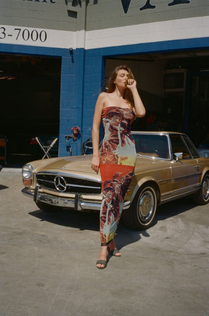 Jean Paul Gaultier Soleil "Palms" Vintage Dress