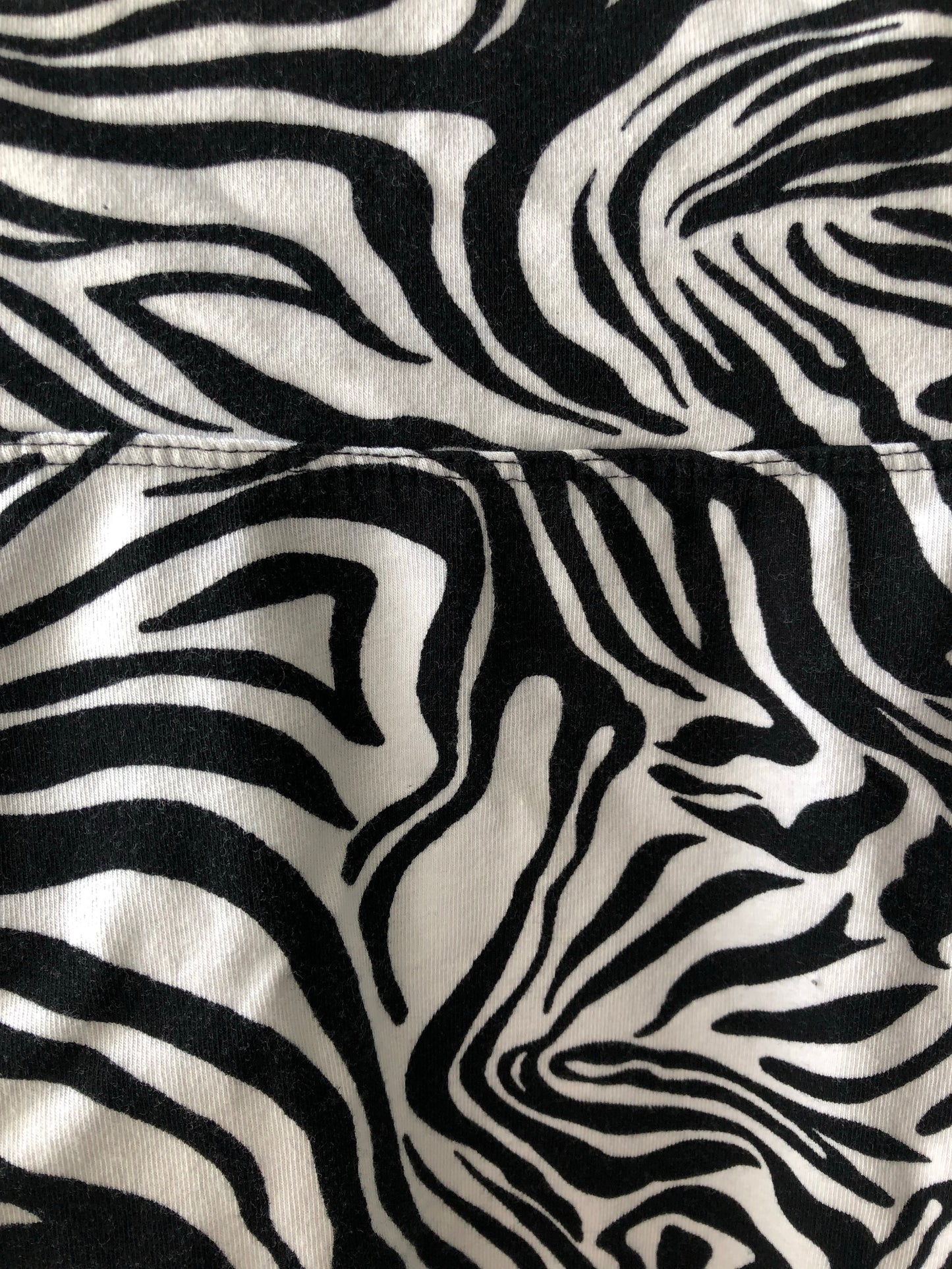 Falda zebra