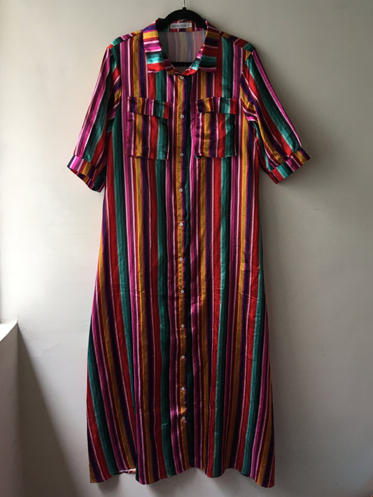 Lines Shirt Dress