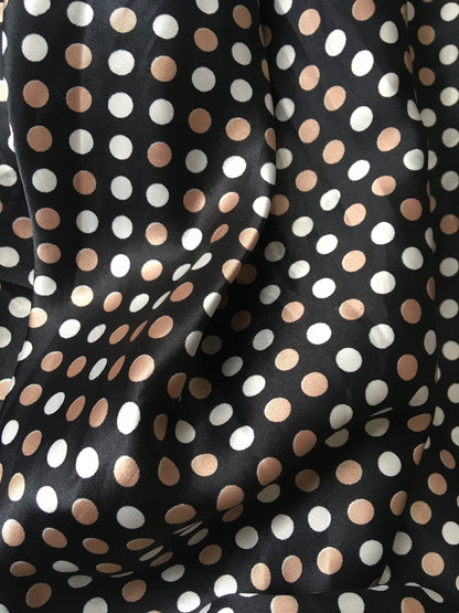 Polka Dots Satin Dress