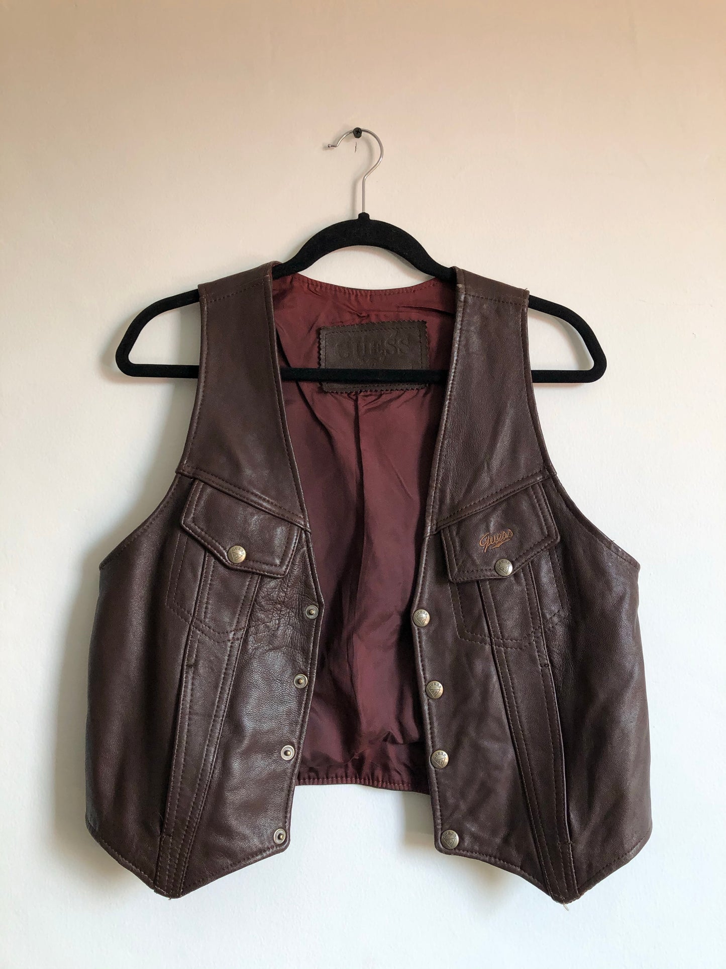 Guess Vintage Leather Vest