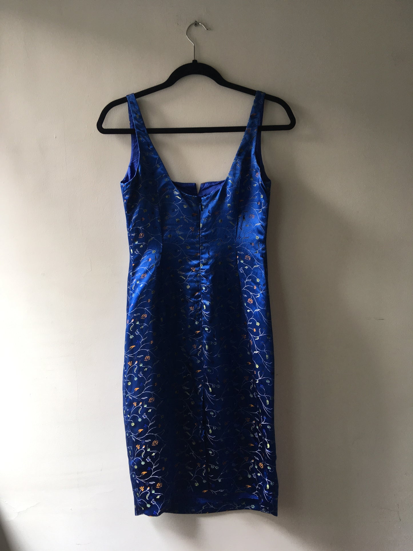 Blue Flowered Dress