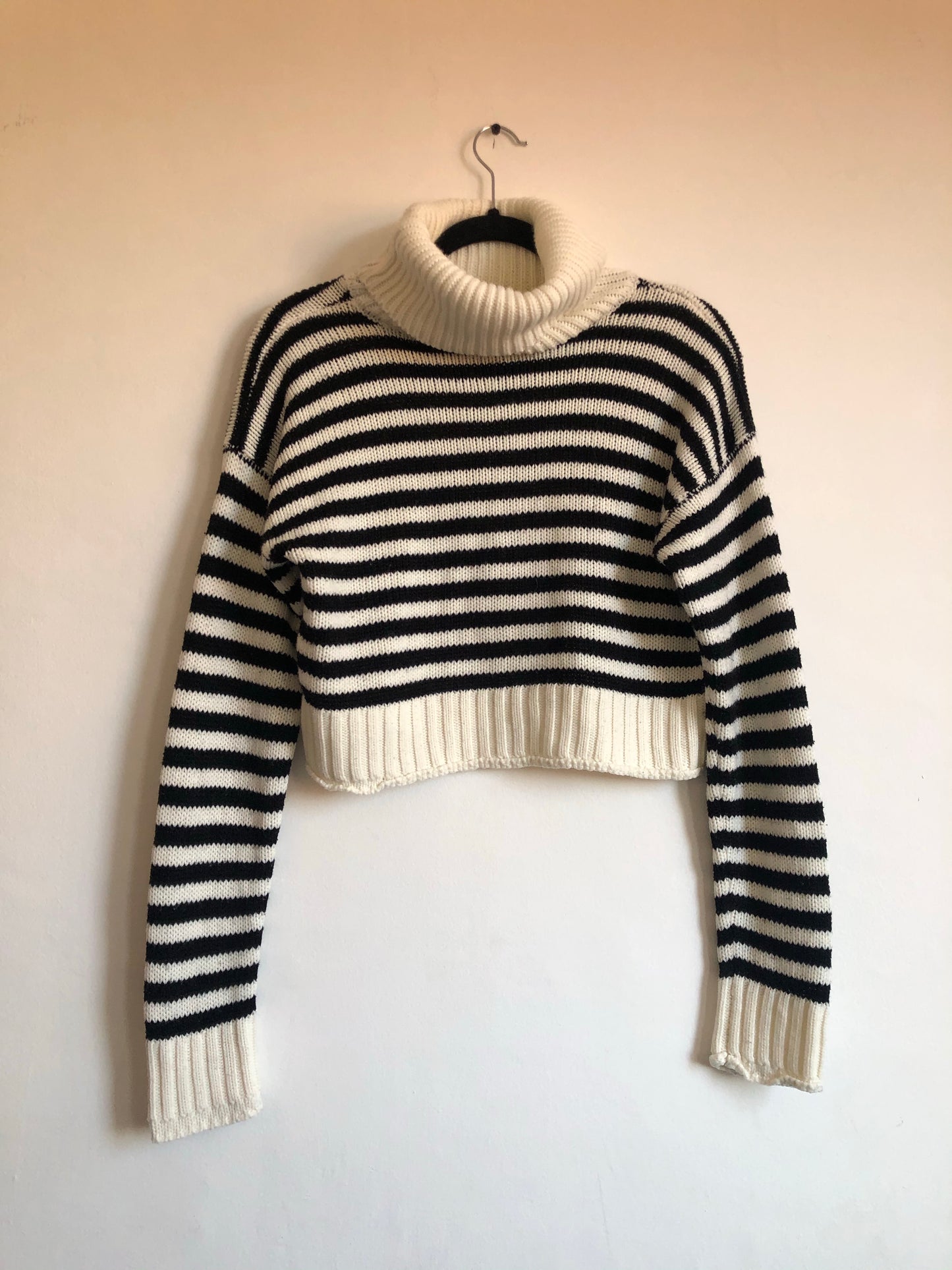 Lines High Neck Sweater