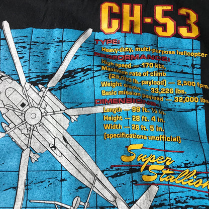 Playera Vintage Helicóptero