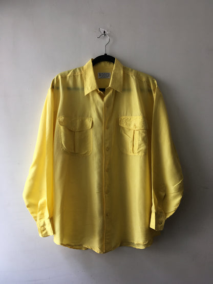 Yellow Silk Blouse